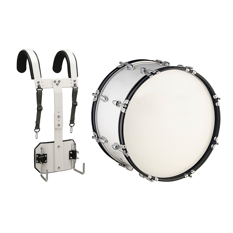 BK 26″ Marching Bass Drum With Harness & Mallets