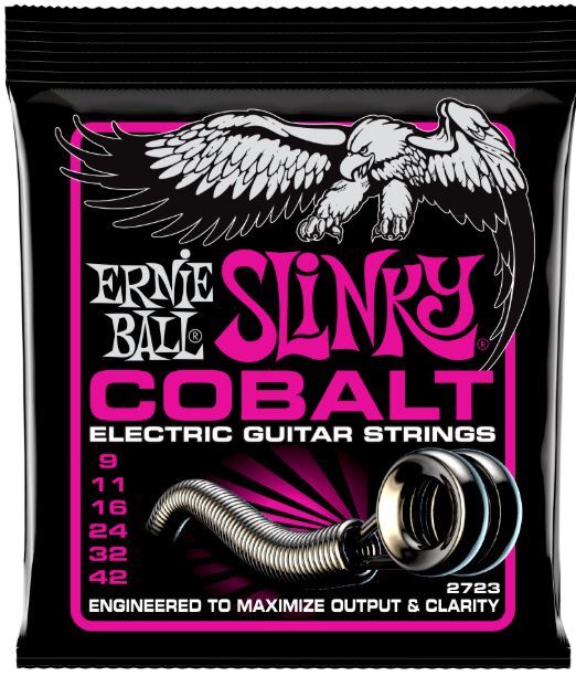 2723 Ernie Ball Electric Guitar Strings 09-42 Cobalt
